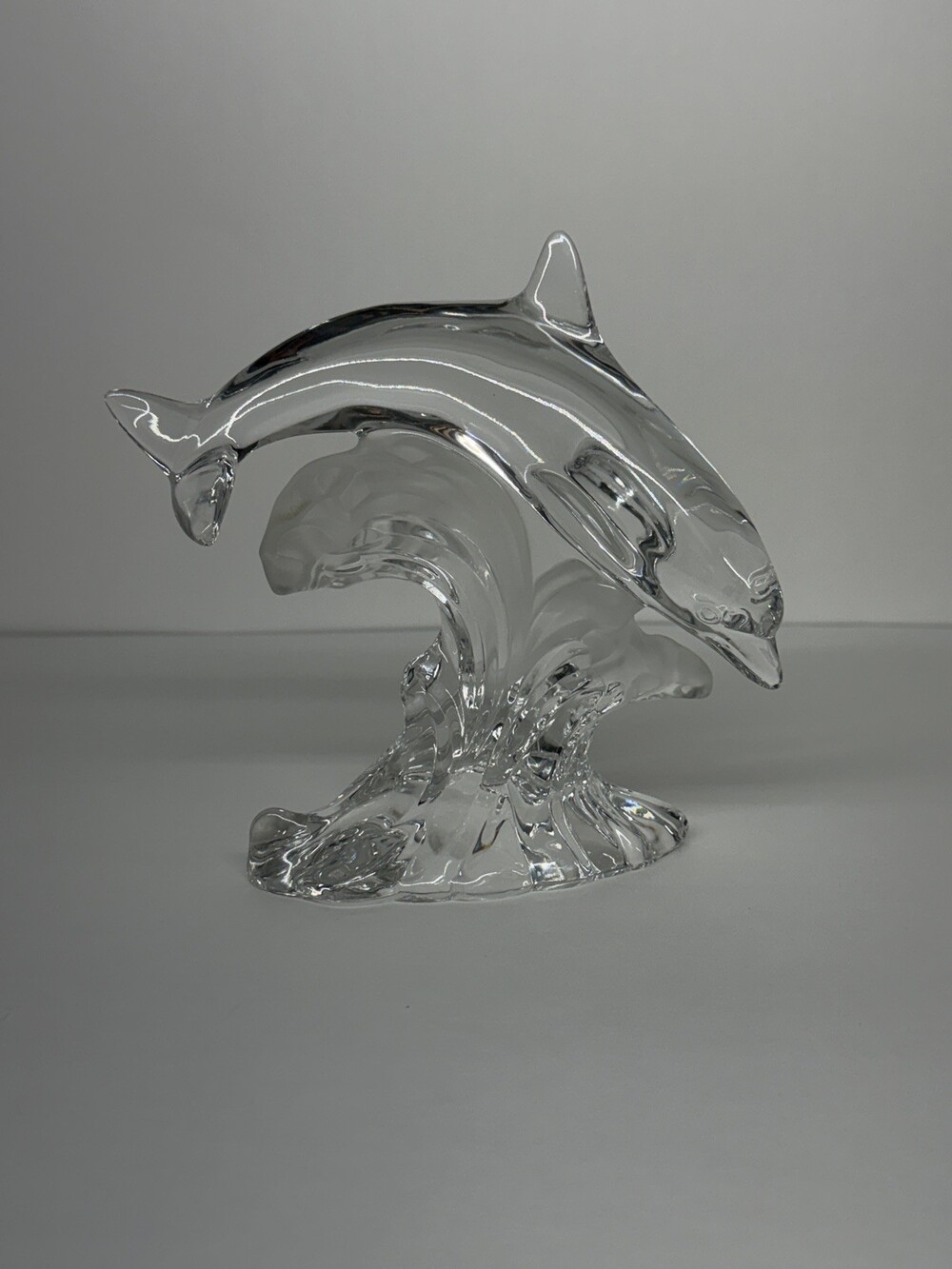 Crystal Animals By Lenox - Dolphin, Retired Piece 1996